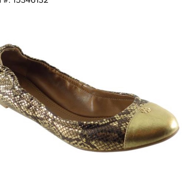 Tory Burch flats β¨ Gold & brown β¨ 7 - Picture 3 of 6